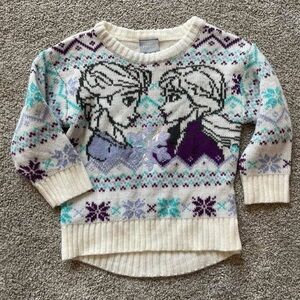 Disney Toddler Frozen Sweater- Size 2T